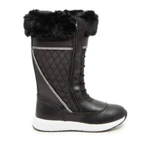 Nautica Everly cold weather winter‎ boots faux fur cuff quilted snow size 8 ski